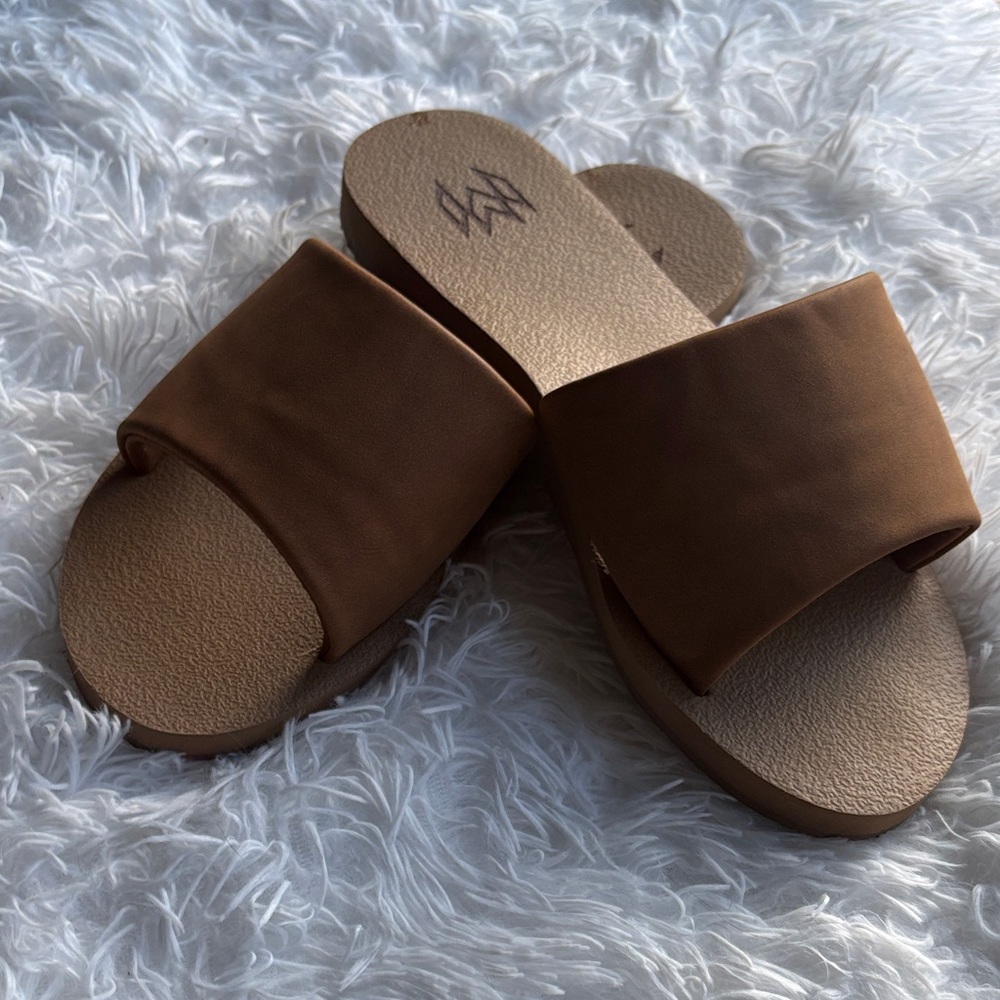 Malvados Ellie Slides Saddle Brown
